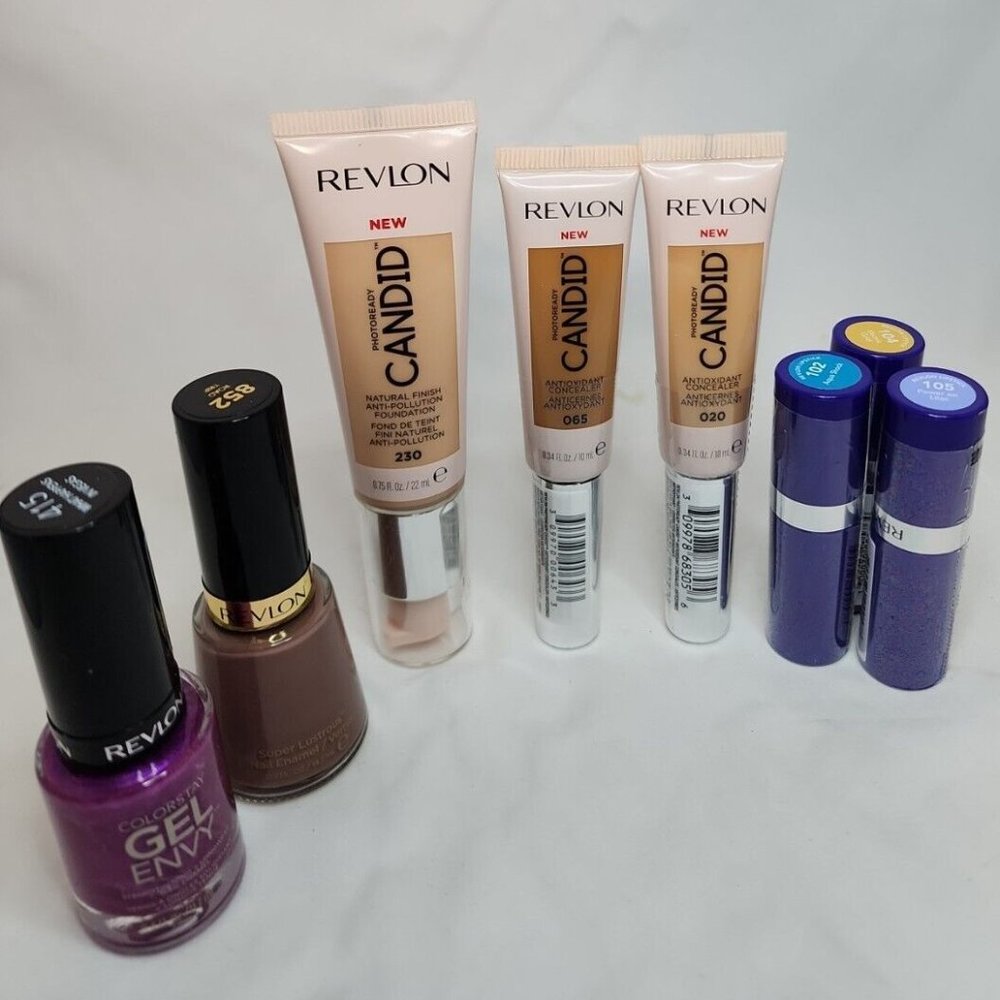 Assorted Revlon, Lipstic, Mascara Nail Polish